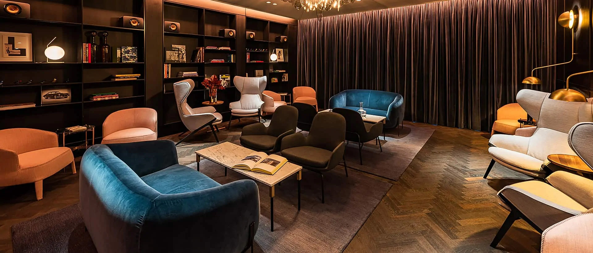 Our Ambra scent is used throughout Maximilian Prague, Czech Republic.